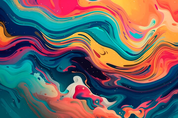 abstract background with a fluid design inspired by water