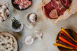 © Helen Rushbrook/Stocksy - Shin of beef ready for cooking in a stew
