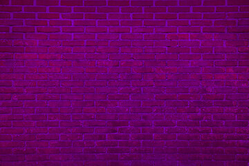 Sticker - Texture of bright pink brick wall as background