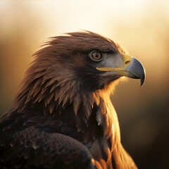 Sticker - Portrait of an eagle