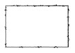 Wire barb frame border isolated vector square fence. Barbwire frame zone pattern black defence.