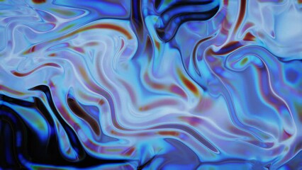 Wall Mural - Colorful Seamless Fluid Art Abstract Background. animation