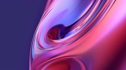 Wall Mural - an abstract purple background with a bright purple swirl, in the style of vray tracing. generative a