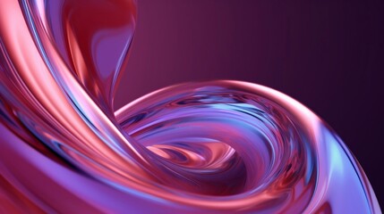 Wall Mural - an abstract purple background with a bright purple swirl, in the style of vray tracing. generative a