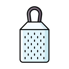 Wall Mural - grater icon vector design template in white background