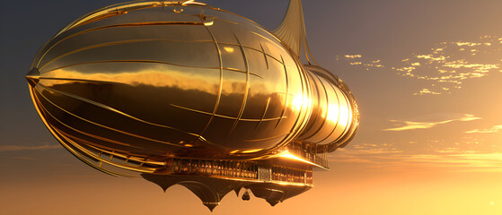 Wall Mural - spaceship, teardrop shaped mother of pearl textured, no external protrusions. 39 meters long. very s