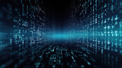 digital code number abstract background represent programming languages with generative ai technolog