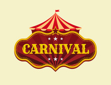 Carnival Circus Frame. Sign Circus, Circus Banner