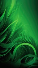 Abstract Green Pattern Background Made With Generative Ai