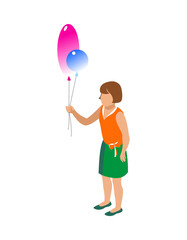 Poster - Girl With Balloon