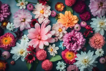  blossom pastel design spring background watercolor peonies art valentine flower color. Generative AI.