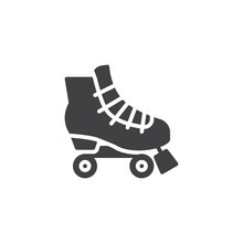 Roller Skate Vector Icon