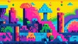 © Oliver - Retro pixel art with bright colors