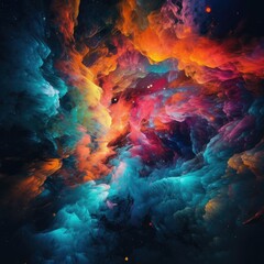 colorful galaxy illustration