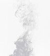 Water vapor, white and smoke isolated on png or transparent background, fog or mist with cloud pattern. Natural steam, incense burning and foggy air with abstract, smokey puff and misty with gas
