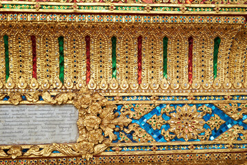 Wall Mural - thai style temple, Southeast Asian traditional temple