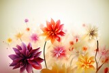 Fototapeta Kwiaty - beautiful floral springtime background concept. Generative AI