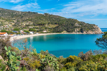 Wall Mural - Coastline of Elba island in springtime