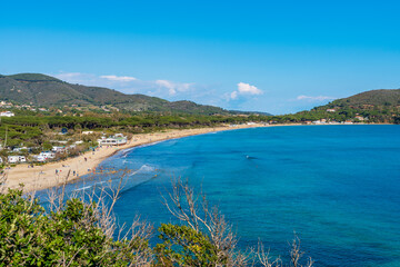 Wall Mural - Coastline of Elba island in springtime