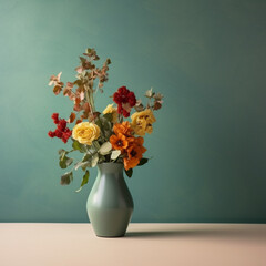 Canvas Print - flowers in vase