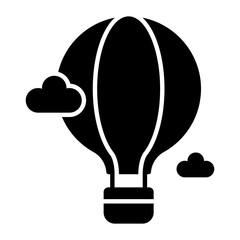 Wall Mural - Creatively designed vector of hot air balloon, enjoy the adventure of hot air ballooning