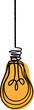 Creative doodle light bulb concept