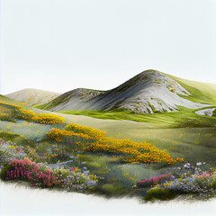 Wall Mural - landscape with sky