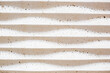 close up of white corrugated cardboard texture for background and design