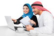 © BillionPhotos.com - Arabic business couple working in office