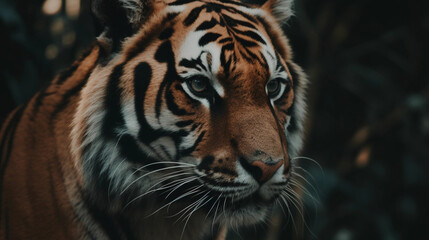 Wall Mural - portrait of a bengal tiger