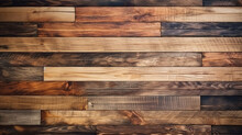 Wooden Planks Background Wall And Textured Wood Paneling For Walls. Generative Ai
