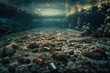© Jose Luis Stephens - A totally polluted underwater view.  Composite with different elements made with generative AI