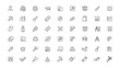 © jahandsign - Outline web icons set - construction, home repair tools. Thin line web icons collection. Simple vector illustration
