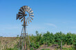 old windmill in the argentinian countryside