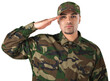 © BillionPhotos.com - Soldier in Uniform Saluting