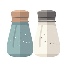 Organic Spice Jar Icon Isolated
