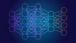 © atdigit - Deep neural network DNN diagram. An artificial neural network ANN with multiple layers between input and output layers, modern infographics style
