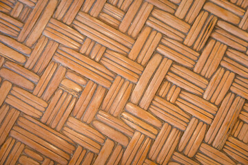 Wall Mural - Old texture bamboo weav pattern