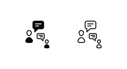 Comunicatuon icon design with white background stock illustration