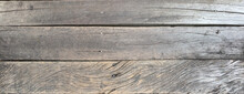 Authentic Rustic Banner With Copy-space. Premium, Gray Wooden Plank Texture Wallpaper.