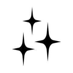 Wall Mural - shine icon, clean star, sparks icon.