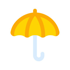 Sticker - umbrella flat icon