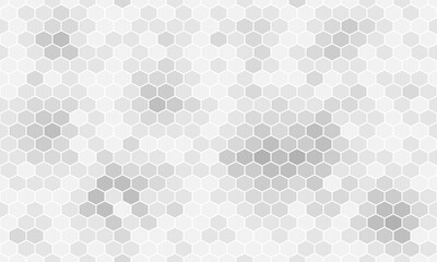 Wall Mural - grey honeycomb from hexagon shapes seamless pattern. vector repeating background.