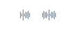 © Abstract - sound wave bars icon. Outline and filled sound wave bars icon from tools and utensils collection. Line and glyph vector. Editable sound wave bars symbol can be used web and mobile