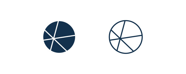 theme icon. Outline and filled theme icon from information technology collection. Line and glyph vector isolated on white background. Editable theme symbol.