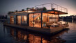modern premium houseboat