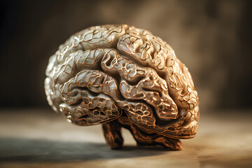  Human Brain, made with an generative AI