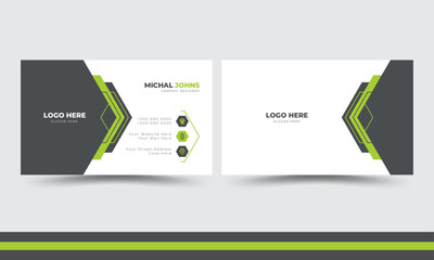 Modern creative business card template