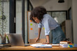 © Wasana - business woman feeling stressed. Encountering stressful work problems. unhappy demeanor. disappointed expression