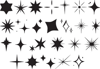 star vector file, vector bundle file-cut file-vector clip art
